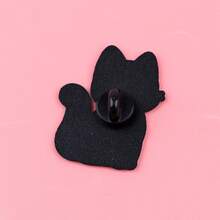 2 件情侣黑猫和白猫珐琅别针翻领别针背包上的徽章女士胸针衣服礼物珠宝时尚配饰 - NR12352+NR12353 - 查看 9