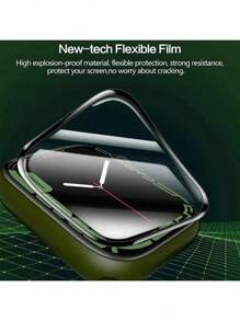 2 Packs HD Edge-To-Edge Soft Film Screen Protector For Apple Watch Ultra 3/Ultra 2 (49mm) / Series 11/10/9/8/7/SE/6/5/4/3 (45mm, 44mm, 42mm, 41mm, 40mm, 38mm) - Anti-Scratch / Anti-Smudge / Anti-Scrape