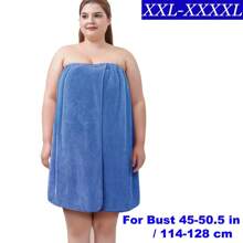 1 件装珊瑚绒浴袍，带贴纸和松紧带，多种尺寸，完美贴合，舒适，吸水可穿戴浴巾，女士浴裙，浴巾，桑拿海滩泳池健身房旅行睡袍，浴室必备用品，学校，返校，旅行，旅行必需品，家居必需品，毛巾，皮肤护理