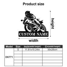 1pc Customizable Motorcycle Rider Metal Mural - Personalized Motorcycle Logo Decoration - Art Style Reusable Decorative Metal Mural - Suitable For Porch, Courtyard, Garden, Office, Negotiation Room, Birthday Gift, Graduation Gift, Perfect Gift For Motorcycle Enthusiasts - Multicolor - View 31