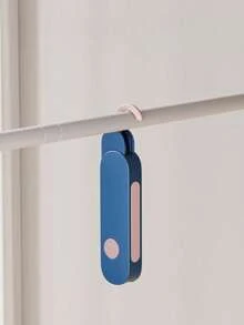 Foldable Travel Clothes Drying Rack, Portable Retractable 7-Hole Laundry Hanger, Business Travel Hotel Balcony Window Drying Rack - Multicolor - View 7