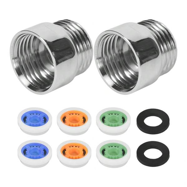 2 Pieces Shower Water Saver Water Flow Restrictor Set Up To 70% Water Saving For Shower