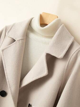 秋冬新款双面大衣，休闲款