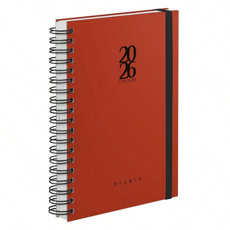 iscool Daily Planner Plus 2025 Hard Cover 2025 Spot Colors - 紅色 - 查看 1
