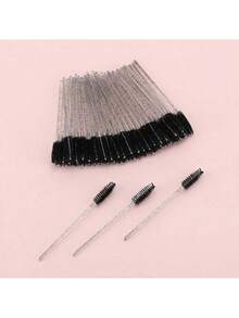 Bộ 200/100/50/10 cọ chải mi dùng một lần - Dụng cụ uốn mi và trang điểm nâng cấp dành cho nối mi và làm đẹp lông mày (Nhiều màu), Cọ lông mày, Cọ tán phấn mắt, Cọ chải mi, Quà tặng - Nhiều màu - Xem 4