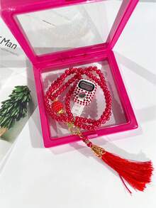 3pcs/Set Beaded Counter Box, Polka Dot Beaded Counter On White Background, 3-In-1 Function Of Storage, Display, And Counting, An Excellent Gift Choice - Multicolor - View 10