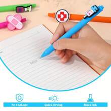 5/10/20/30 Pcs Of Cute Nursing Pens With Heart, Syringe Designs In Black Ink - Versatile Writing Instruments For Nurses, Medical Assistants, Students - Multicolor - View 7