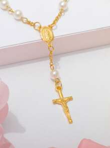 1/5/10 Sets Baptism Rosary Acrylic Rosary Beads Finger Baptism Rosaries For Baptism Favors Christening Favors Communion Favors Weddings Party Favors