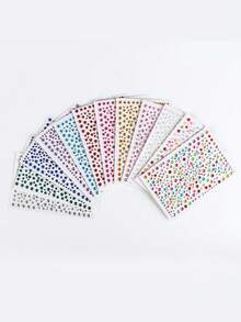 Adesivos Transparentes de Pérola 3D, Adesivos de Joias, Adesivos Autoadesivos, Decoração de Diamante, Decoração de Cabelo com Pérola, Acessórios de Decoração DIY, Acessórios de Cabelo, Kit de Ferramentas de Penteado, Kit de Ferramentas de Beleza, Presentes de Acessórios de Beleza para Mulheres, Ferramentas de Penteado