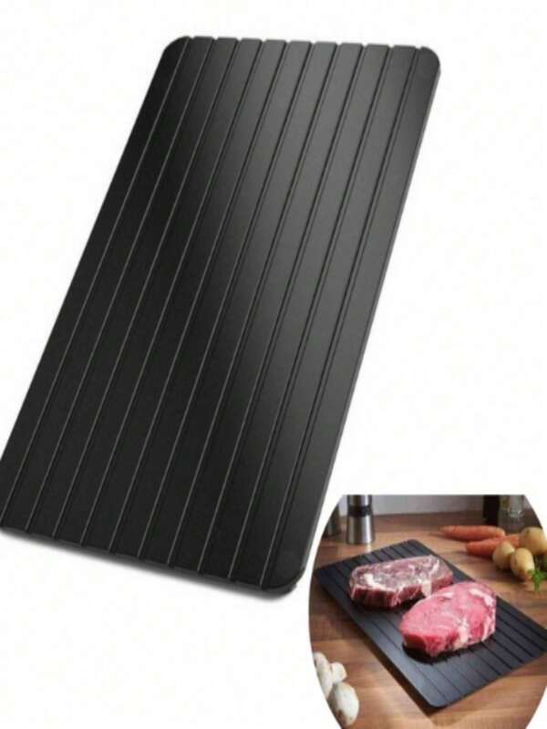 Tabua Magica Para Descongelar Alimentos, Defrost Express G Tábua Grande de Alumínio 20x35cm de Descongelar Carnes - D.K.L