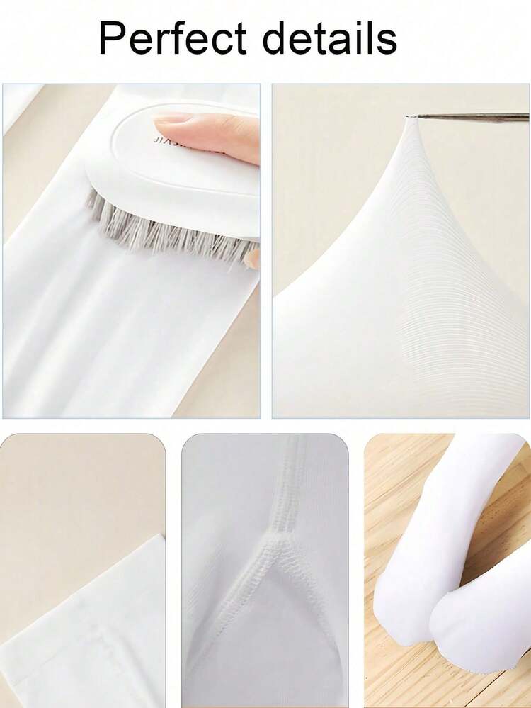 1 st barnbalett-/dansstrumpbyxor, hudfärgade professionella balettstrumpor, perforerade undersökningsleggings för vuxna, ogenomskinliga strumpbyxor - Dammrosa - Visa 7