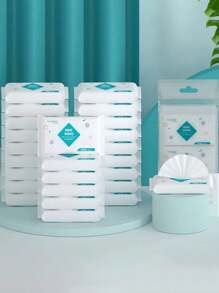 7/14/28/63/126片装可拆卸清洁湿巾（小号 9.5*5.5cm）| 便携式湿巾，适用于清洁旅行表面、户外、厨房、浴室和徒步旅行用品，不含酒精，保湿，是居家、学生、办公室和节日聚会的必备品（多用途） - 彩色 - 查看 3