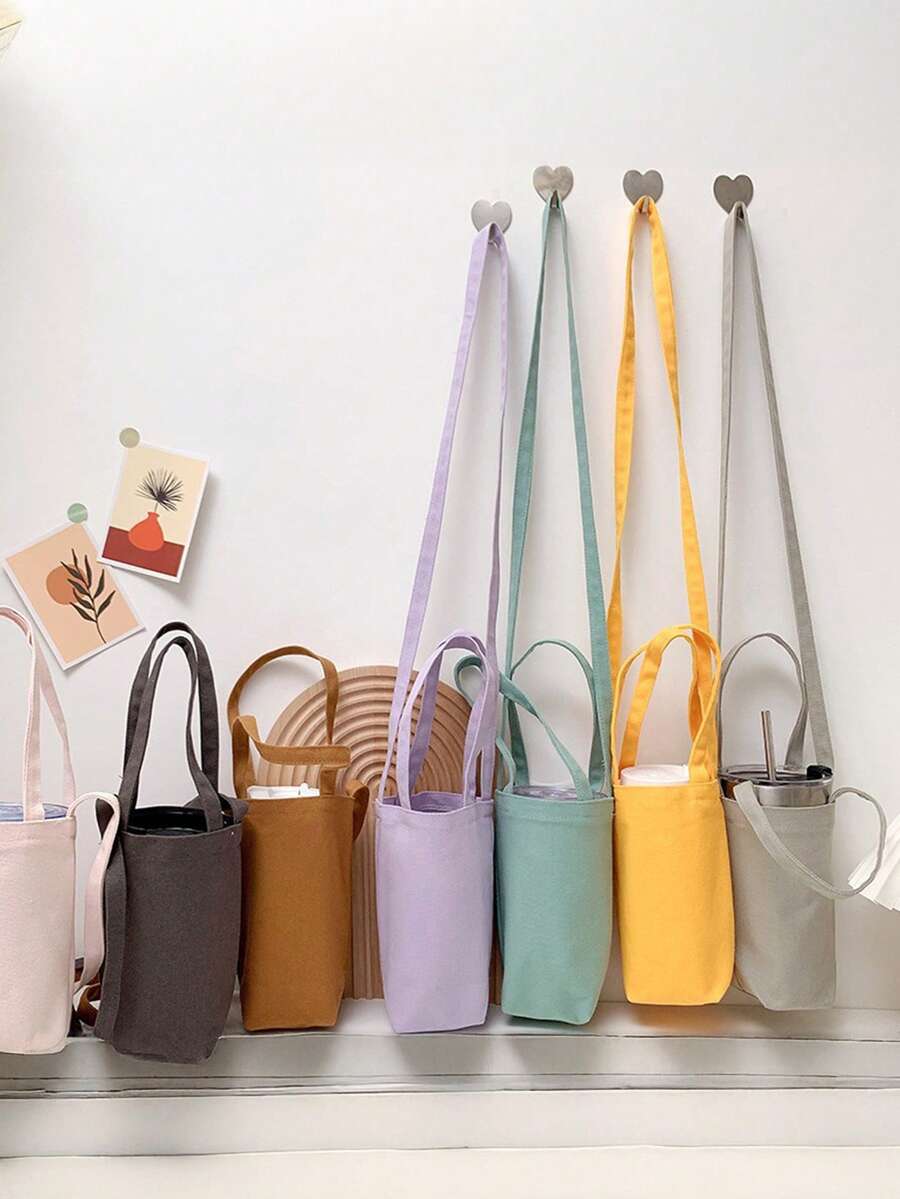 Summer Water Bottle Bucket Bag - Water Bottle Holder Purse - Casual Crossbody Bag For Women