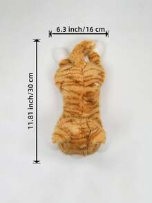 姜猫毛绒玩具 - Playful Ease - 永恒伙伴 - 橙色 11 英寸泰迪熊毛绒玩具儿童玩具、圣诞节礼物、万圣节礼物、节日礼物、儿童礼物