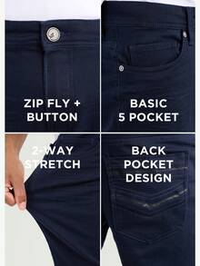 Pantalones para hombre - Marina de - Ver 6