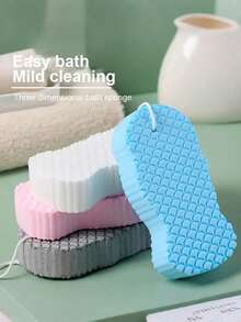 1/2 buc. Burete de baie exfoliant cu solzi de pește pentru femei, burete exfoliant pentru baie pentru îndepărtarea pielii moarte, scrub corporal cu spumă moale pentru duș, perie de duș, produse de curățare a pielii corpului, scrub corporal cu spumă moale pentru duș, ușor de curățat și uscare rapidă, moale și nu dăunează pielii, accesorii de baie pentru îngrijirea pielii cu design agățat, perfect pentru experiența spa acasă, articole pentru casă/articole pentru baie/articole de curățare/îngrijire corporală