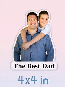 1pc Customized Photo Refrigerator Magnet, Personalized Family Photo Gift, Children Photo Fridge Magnet, Custom Refrigerator Magnet, Funny Cat/Dog Photo Fridge Magnet, Asymmetrical Acrylic Refrigerator Magnet, Warm, Cute, Special Home Decor, Personalized Gift, Anniversary Gift, Special Gift, Holiday Gift - Multicolor - View 10