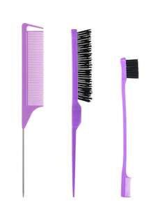 12件套/时尚女孩干湿两用章鱼梳套装,包括尖尾梳、鼠尾梳、边缘梳、发刷、发夹、发圈、宽齿梳;(6.8盎司/200毫升)多功能小型高压连续喷雾保湿旅行化妆瓶,适合家庭和户外旅行,是节日期间的最佳个性化礼物,包括发夹、美发套装、礼品和发饰。 - 多色勾梳款 - 查看 17