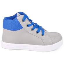 Unisex Sneakers Children's Boots Kids Boys Girls High Top Lace-Up Soft Sole Comfort Suede - 彩色 - 查看 3