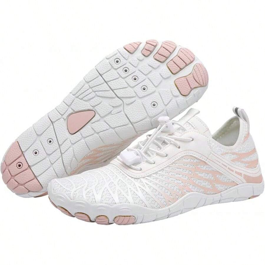 Non-Slip Barefoot Footwear For Hiking, Healthy Design - White - View 1