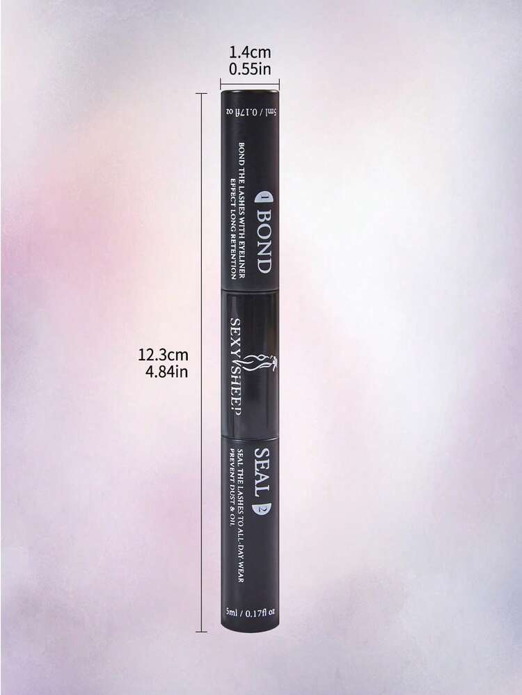 Lash Bond And Seal 10ml Individual Lashes Glue And Seal Super Strong Hold DIY Lash Extension And Lash Glue Remover 5ml Kit Hold 48-72 Hours Waterproof Cluster Lash Glue Eyelash Extension Kit Makeup Tool - Black - View 6