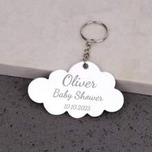 定制云朵造型钥匙扣（10/30/50/100/200 个），是婴儿派对回礼、宾客礼物的完美之选，可批量订购 | 感谢礼品 | 男女皆宜 | 个性化派对礼品，派对热门 - 彩色 - 查看 8