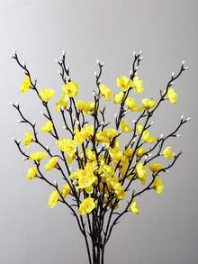 14/12/6 bông hoa mai trắng nhân tạo, hoa mai giả trông như thật, thích hợp để trang trí đám cưới, trang trí phòng, trang trí nhà cửa, phòng ngủ, văn phòng, khách sạn, sân vườn, tiệc tùng, phòng khách, Ngày của Mẹ, trang trí mùa xuân, trang trí bàn ăn, trang trí bàn tiệc cưới, hoa cưới. - Nhiều màu - Xem 8