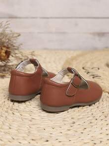 1 Paar Mädchen Einfarbige Bequeme Weiche Sohle Flache Prinzessin Schuhe, Geeignet für Frühling und Sommer