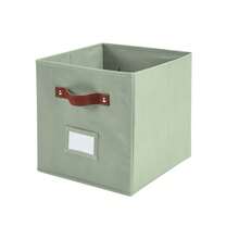 3/6Pcs Clothes Orgainzer, Foldable Fabric Cube Storage Bins With Labels – Versatile Storage Boxes For Shelves, Closets & Home Organization - 綠色 - 查看 14