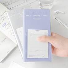 1 Pieza Planificador diario de productividad todo en uno, Agenda 2025, Cuaderno portátil, Lista de tareas, Libro de impresión de tarjeta de autodisciplina, Lista de tareas Memo - Multicolor - Ver 2