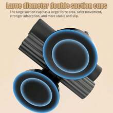 Sit Up Bar Floor, Portable Sit Up Exercise Equipment With 2 Strong Suction Cups And Adjustable Foot Holder, Abs Master Assistant Device For Home Workout With Massage Roller Gym Accessories