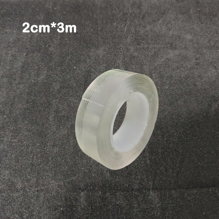 1 片双面胶带（长度：1m、3m、5m） - 可重复使用、可清洗的硅胶粘合剂，适用于家庭、厨房、浴室、办公室和汽车 - 对玻璃、塑料、木材、金属等具有强力粘合力，厨房胶带 | 透明胶带 | 可重复使用粘合剂 - 彩色 - 查看 11