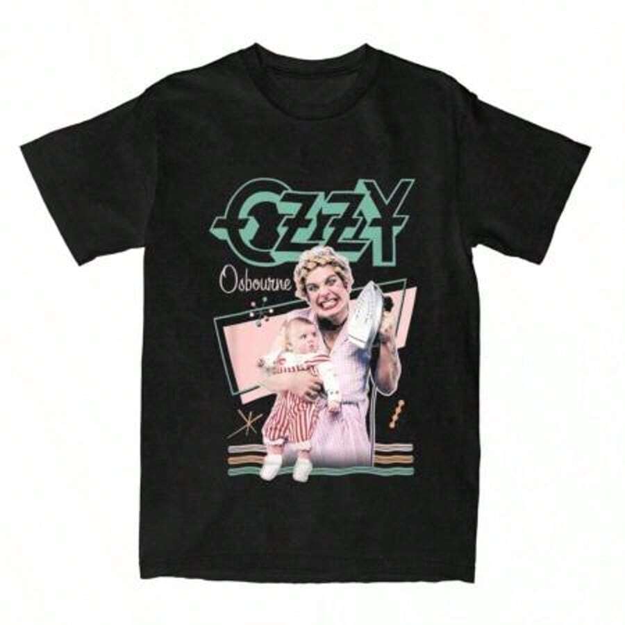 Vintage Mum Symptom Rock Metal Band For Men Women T Shirts Singer Merch Vintage Tees T-Shirts 100 Cotton - Black - View 1