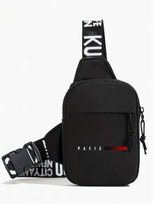 Men's New Construction Site Changeover Large Capacity Multi-Function Waterproof Durable Chest Bag Messenger Bag, Holiday - Multicolor - View 12