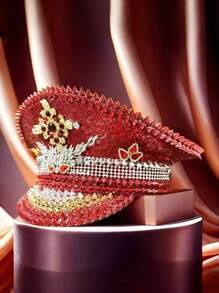 1 pieza Sombrero de capitán con strass estilo steampunk y lentejuelas, adecuado para todas las estaciones: Festival Burning Man, festivales de música, desfiles, carnavales, discotecas, bares, bailes de máscaras, clubes nocturnos, cosplay, Navidad, fiestas de solteros, 4 de julio, Año Nuevo, celebraciones, festivales, accesorios de playa