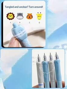 قلم جل ضاغط جديد، فراشة الإجابات، مجموعة أقلام فرشاة سريعة الجفاف عالية الجاذبية، قرطاسية طالب الامتحان، قلم اختيار إجابة مضحك ABCD، أداة امتحان صعبة، قلم بيان ملهم بحبر أسود 0.5 مم نقطة دقيقة، قلم جل جل للكتابة في الامتحانات المدرسة والمكتب.