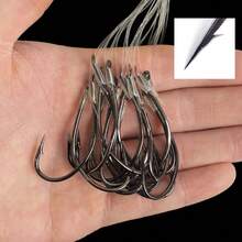 Lưỡi câu mồi Reel World kèm dây, lưỡi câu đơn buộc sẵn dùng cho câu cá biển, câu cá lớn - Nhiều màu - Xem 3