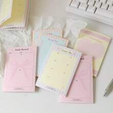 4 Stücke Frische Tägliche Memo Blöcke - Multifunktionale Praktische Memo Index Karten - Nicht-klebrige Große Menge Scrapbooking Materialien Papier