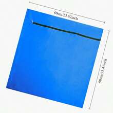 حقيبة غسيل الحيوانات الأليفة كبيرة الحجم باللون الأخضر/الأزرق الياقوتي - حقيبة فصل تنظيف مستلزمات الحيوانات الأليفة - قماش أكسفورد 210D قوي - طبقة عازلة للماء من البولي يوريثان الفضي، حقيبة عزل الشعر - غطاء واقي مقاوم للماء قابل لإعادة الاستخدام بسحاب - متعدد الاستخدامات