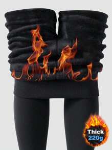 Winter Thicken Thermal Pantyhose Women Thermal Lined Tights Ladies Thermal Stockings Winter Warm Leggings Thermal Tights 220g