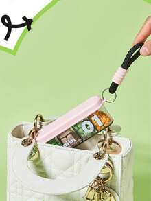 1 szt. Przenośne, przenośne, przenośne pudełko na leki, cztery siatki, trzy posiłki dziennie, opakowanie i pudełko do przechowywania leków, ultramini butelka na leki