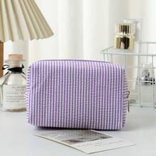 1 chiếc Túi đựng mỹ phẩm sọc nhiều màu sắc dành cho nữ và bé gái, túi đựng đồ trang điểm xách tay dung tích lớn, túi đựng đồ vệ sinh cá nhân có khóa kéo, vật dụng thiết yếu cho du lịch, nghỉ dưỡng và công tác, đựng băng vệ sinh, miếng lót, tai nghe có dây, sạc pin, son môi, mỹ phẩm, nước hoa, hộp đựng cọ trang điểm, túi đựng sản phẩm chăm sóc da và làm đẹp, túi đựng mỹ phẩm, đồ dùng du lịch thiết yếu, dung tích lớn, túi đựng mỹ phẩm lớn, quà Giáng sinh, túi nhỏ, quà tặng cho phụ nữ, đồ dùng du lịch thiết yếu, túi, ví cầm tay/túi xách nhỏ, hộp đựng mỹ phẩm, sắp xếp mỹ phẩm, túi, hộp đựng cọ, túi nhỏ, túi dung tích lớn, quà tặng cho phụ nữ, quà Giáng sinh, ý tưởng quà tặng cho phụ nữ, túi, túi đựng mỹ phẩm, đồ dùng du lịch thiết yếu - Nhiều màu - Xem 10