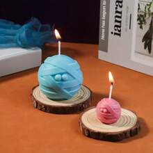 Halloween Injured Candle Wax Mold, Gypsum Resin Fragrance Stone Home Decor Mold