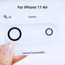 2pcs Camera Lens Protector Film Compatible With IPhone 17 Pro Max/17 Air/17 Pro Max, Full Coverage High Definition Lens Protection Applicable To Daily Shield, Office, Home Phone Camera Cover Waterproof Shockproof Anti-Fall Anti-Fall Scratch Resistant Anti-Fingerprint - Clear - View 5
