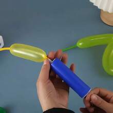 1PC/3pcs Random Color Balloon Inflator, Portable Inflator, Mini Inflator, Hand Push Inflator, U-Shaped Inflatable Pillow Inflator