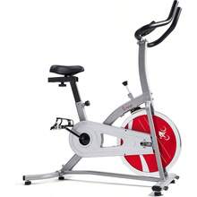 Indoor Exercise Bike Stationary Cycling Bike For Home Cardio Workout Low Noise 4Way Adjustable And Cushioned Seat Optional Magnetic Resistance And Exclusive SunnyFit App
