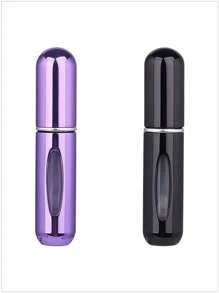 5 件/4 件/3 件/2 件/1 件 5ml 可再填充香水瓶、便携式可再填充香水雾化器瓶、可再填充香水旅行喷雾瓶、迷你便携式空液体容器、旅行必需品、海滩旅行收纳袋、适用于香水、女士香水，适合度假、露营、度假、返校