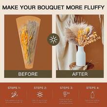 64pcs/Set 17inch Dried Pampas Grass Decor, 64 Stems Pampas Grass Contains Bunny Tails Dried Flowers, Reed Grass Bouquet For Wedding Boho Flowers Home Table Decor, Rustic Farmhouse Party Decorations - 64 cây cỏ Pampas - Xem 6