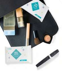 7/14/28/63/126片装可拆卸清洁湿巾（小号 9.5*5.5cm）| 便携式湿巾，适用于清洁旅行表面、户外、厨房、浴室和徒步旅行用品，不含酒精，保湿，是居家、学生、办公室和节日聚会的必备品（多用途） - 彩色 - 查看 7