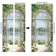 1/2 件活力阳光与花卉自粘墙贴 - 客厅、卧室、办公室装饰 | 现代抽象艺术壁画家居装饰房间装饰 - 彩色 - 查看 7